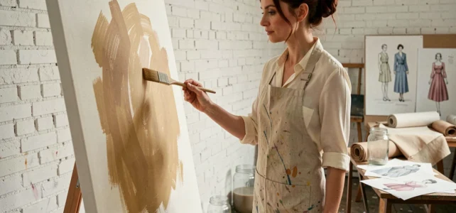 De muse à artiste : le parcours inspirant de Béatrice Vonderweidt entre mode et peinture De muse à artiste : le parcours inspirant de Béatrice Vonderweidt entre mode et peinture